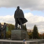 Ehren gehalten: Eine Statue des Revolutionärs Wladimir Iljitsch Lenin